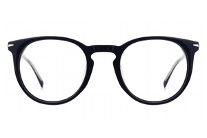 Óculos redondos vintage de acetato unissex com suportes de metal