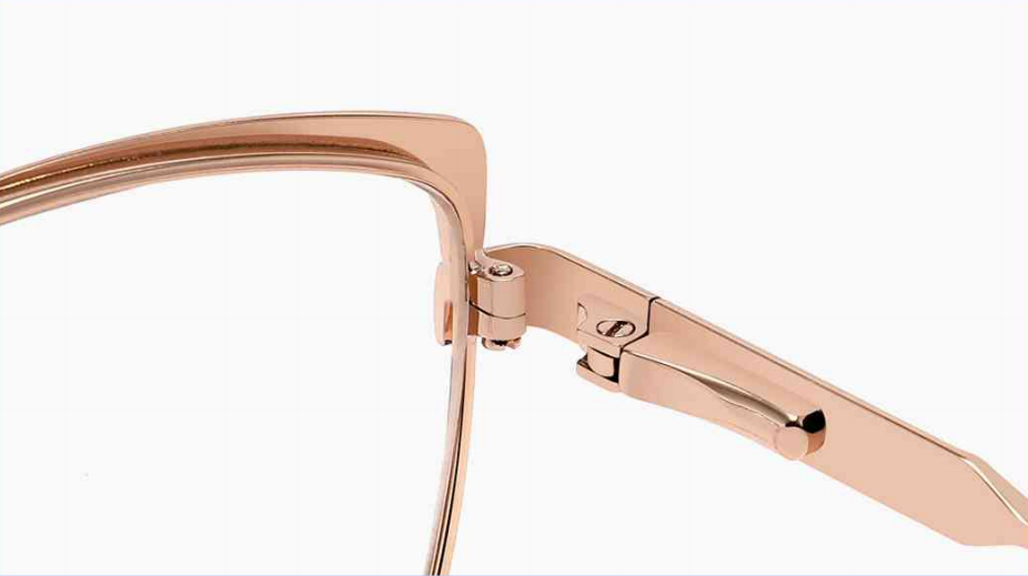 Trendy Cat - &Oacute;culos de metal com revestimento duplo