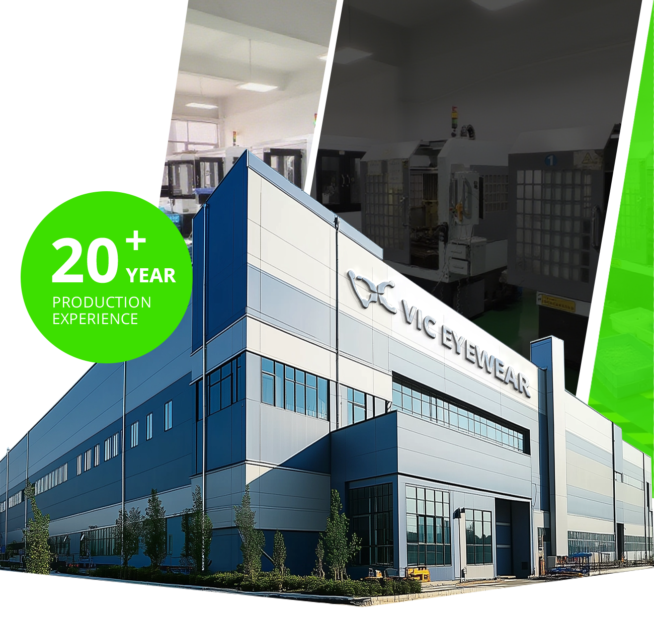 Fábrica de óculos VIC para óculos personalizados e óculos inteligentes
