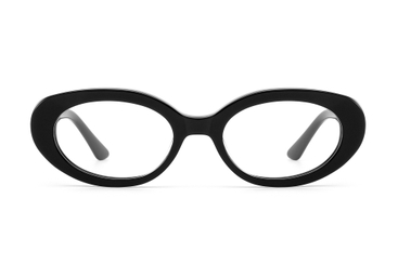 Óculos de acetato de computador com bloqueio de luz azul oval vintage