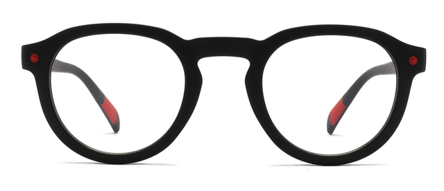 Armações ópticas de plástico redondas retrô VICY04-08