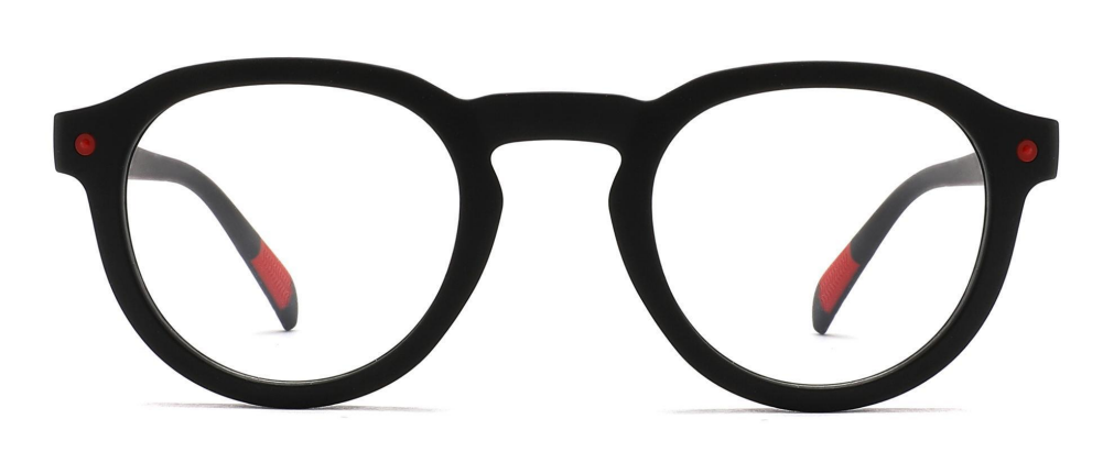  Armações de óculos retrô redondas de injeção de plástico 