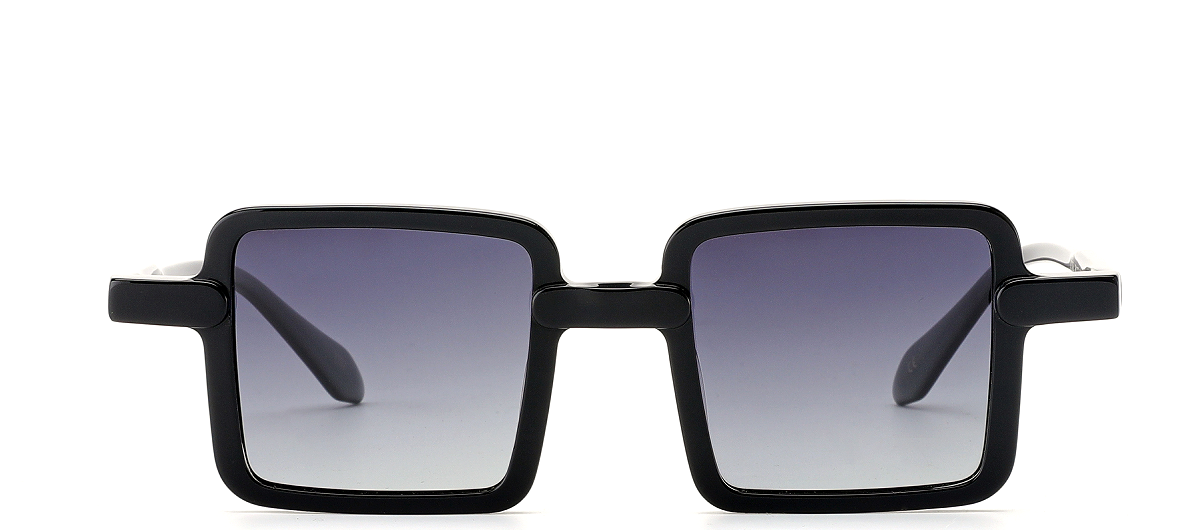 Óculos de sol de acetato quadrado geométrico para atacado