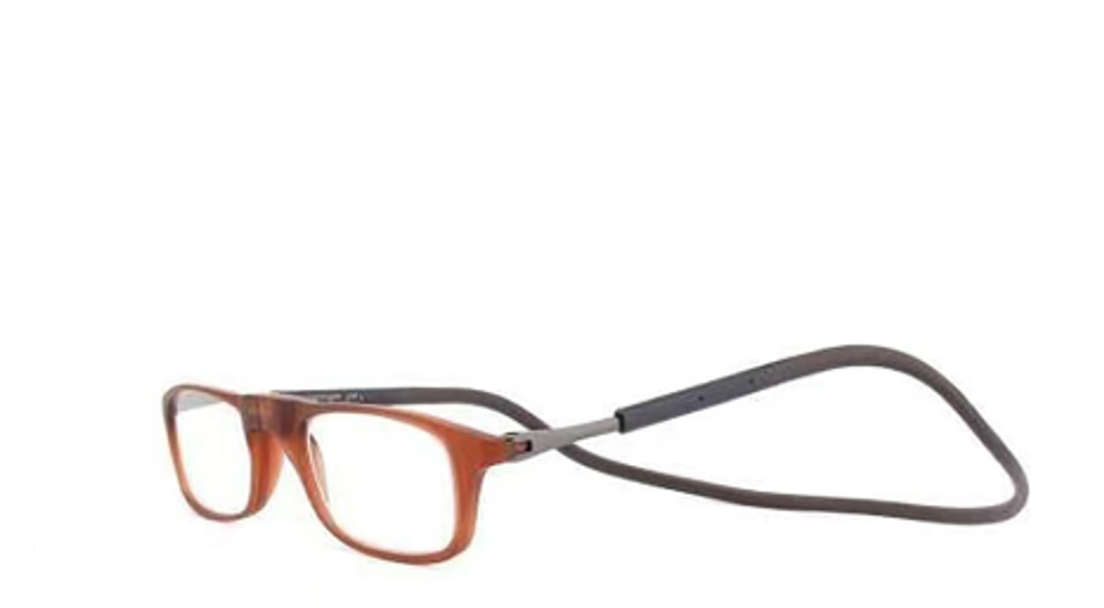 Óculos de leitura TR magnéticos portáteis pendurados no pescoço com lentes substituíveis modelo 844