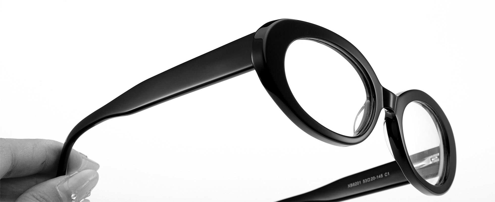 &Oacute;culos de acetato de computador com bloqueio de luz azul oval vintage